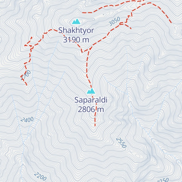 Map of Saparaldi