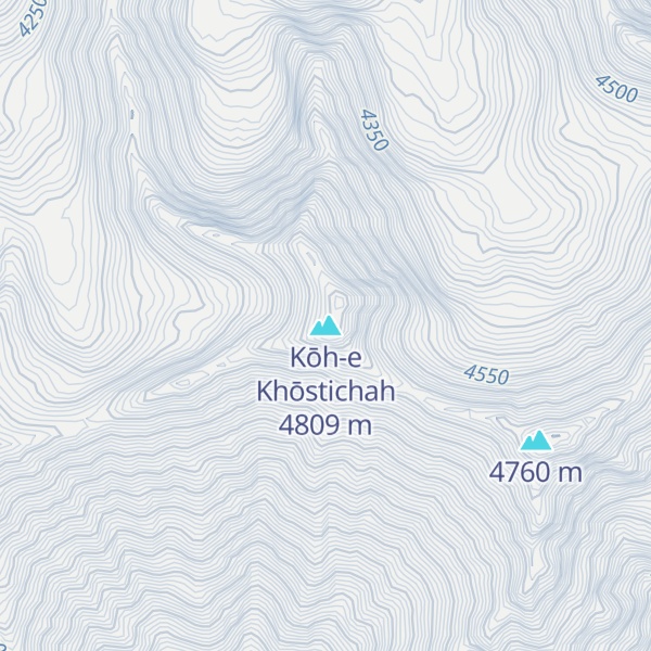 Map of Kōh-e Khōstichah