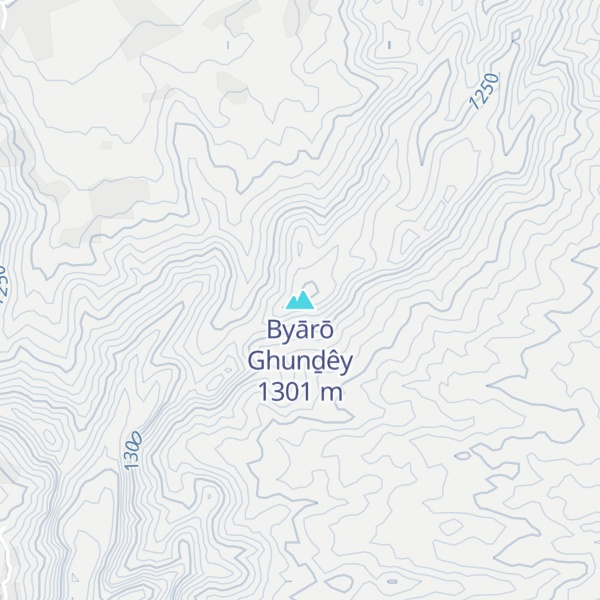 Map of Byārō Ghunḏêy