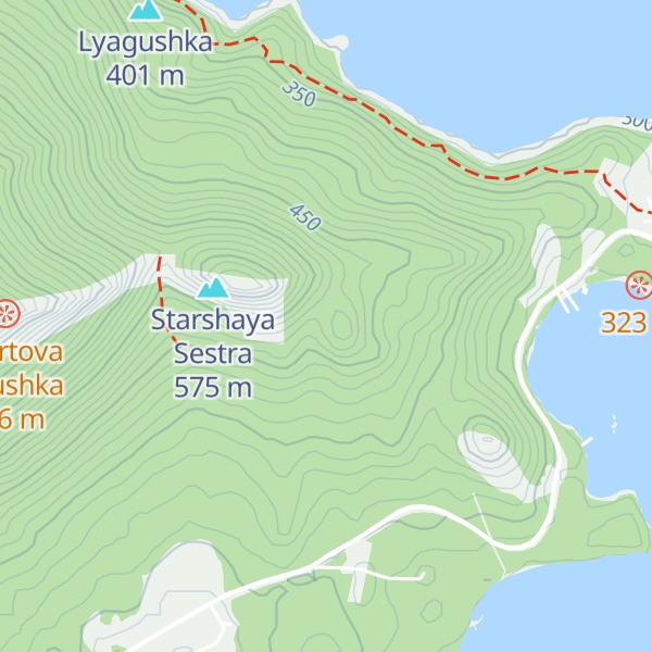 Map of Mladshaya Sestra
