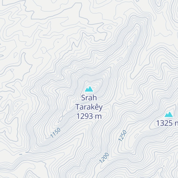Map of Srah Tarakêy