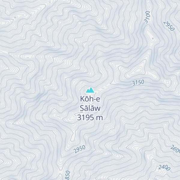 Map of Kōh-e Sālāw
