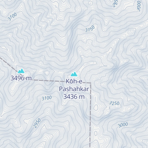 Map of Kōh-e Pashahkar