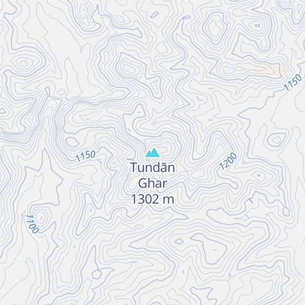 Map of Tundān Ghar