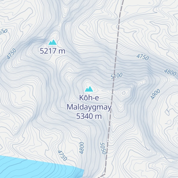Map of Kōh-e Maldaygmay
