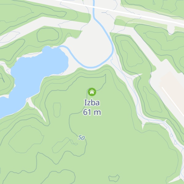 Map of Izba