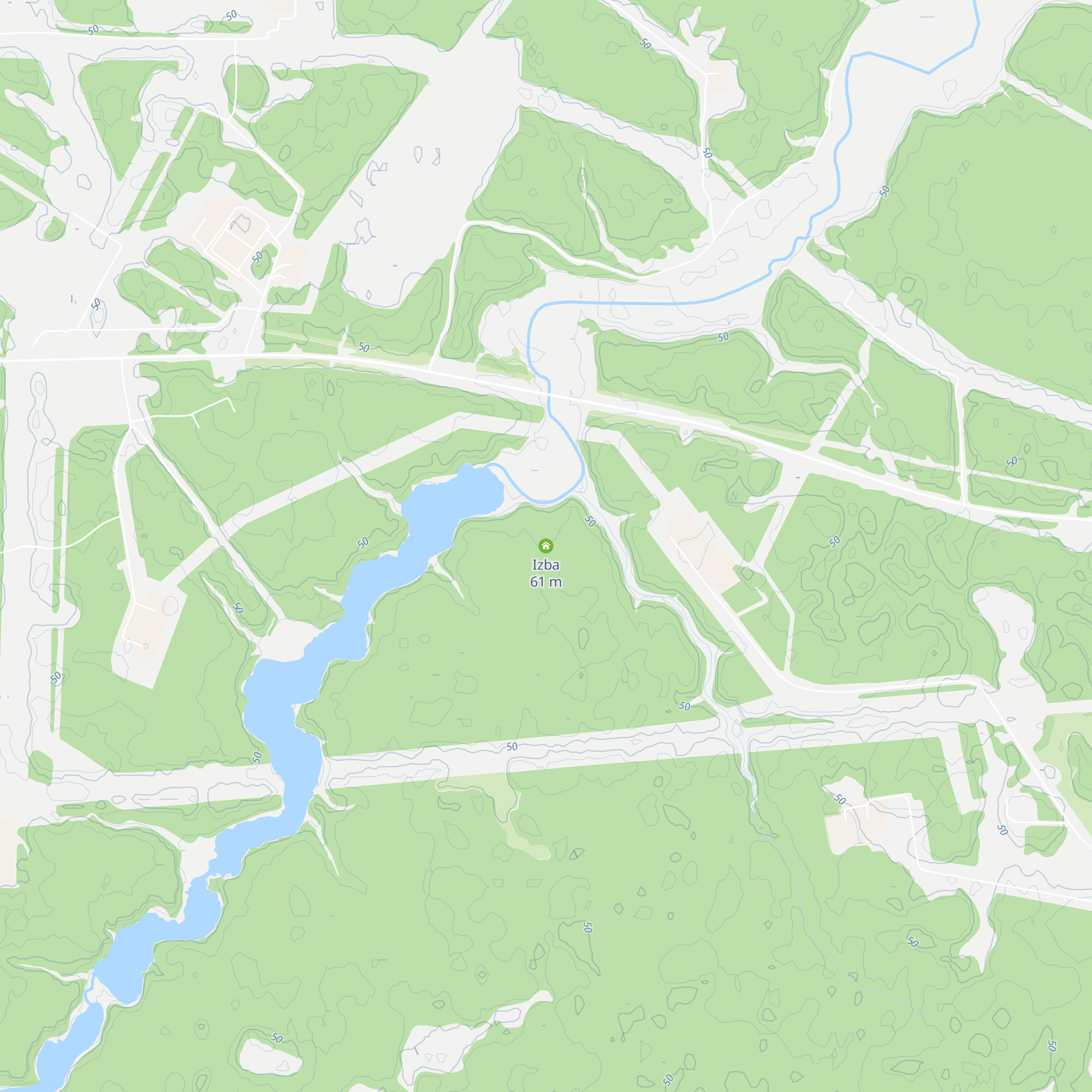 Izba map