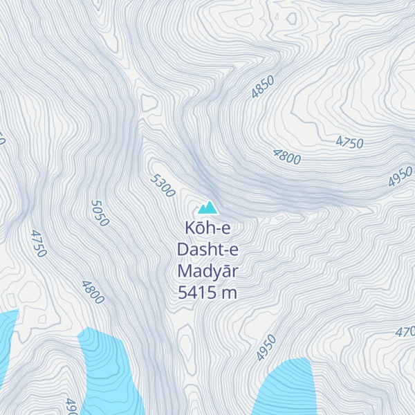 Map of Kōh-e Dasht-e Madyār