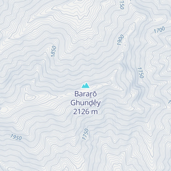 Map of Baraṟō Ghunḏêy