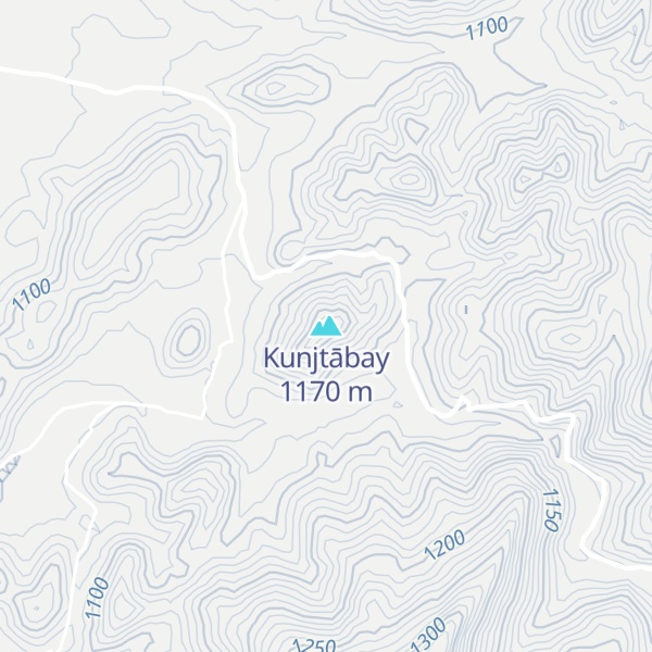 Map of Kunjtābay