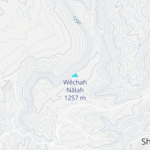 Map of Wêchah Nālah