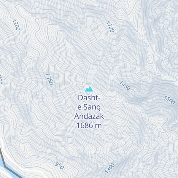 Map of Dasht-e Sang Andāzak