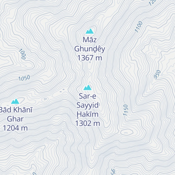 Map of Sar-e Sayyid Ḩakīm