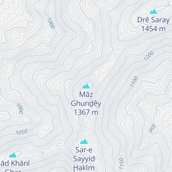Map of Māz Ghunḏêy