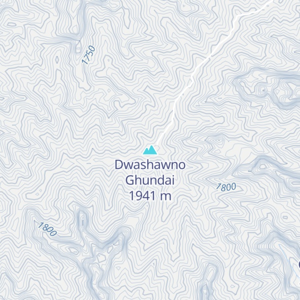 Map of Dwashawno Ghundai