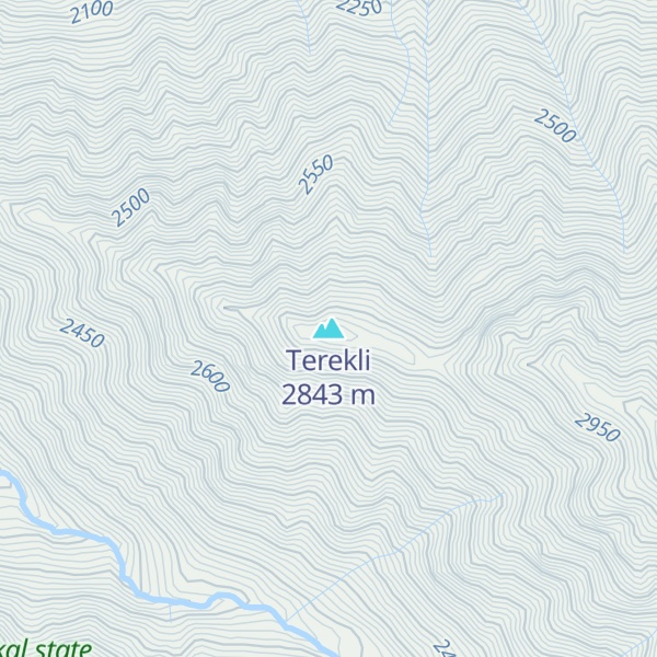 Map of Terekli