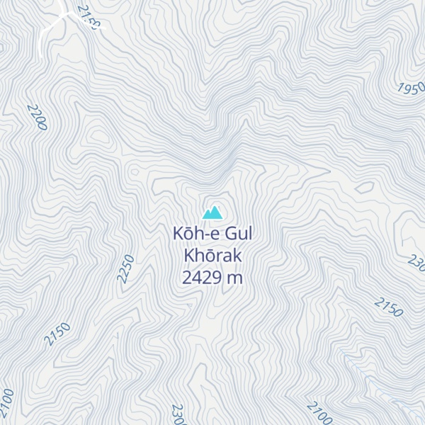 Map of Kōh-e Gul Khōrak