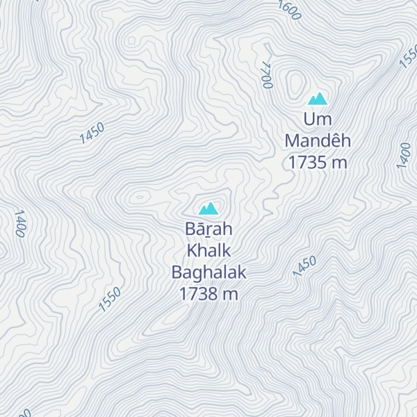 Map of Bāṟah Khalk Baghalak