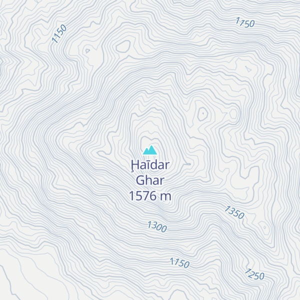 Map of Ḩaīdar Ghar