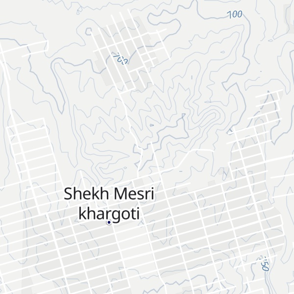 Map of Gāmēshak Ghunḏêy