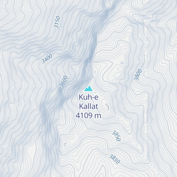 Map of Kuh-e Kallat