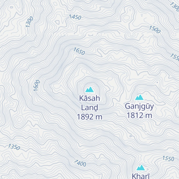 Map of Kāsah Lanḏ