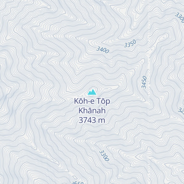 Map of Kōh-e Tōp Khānah