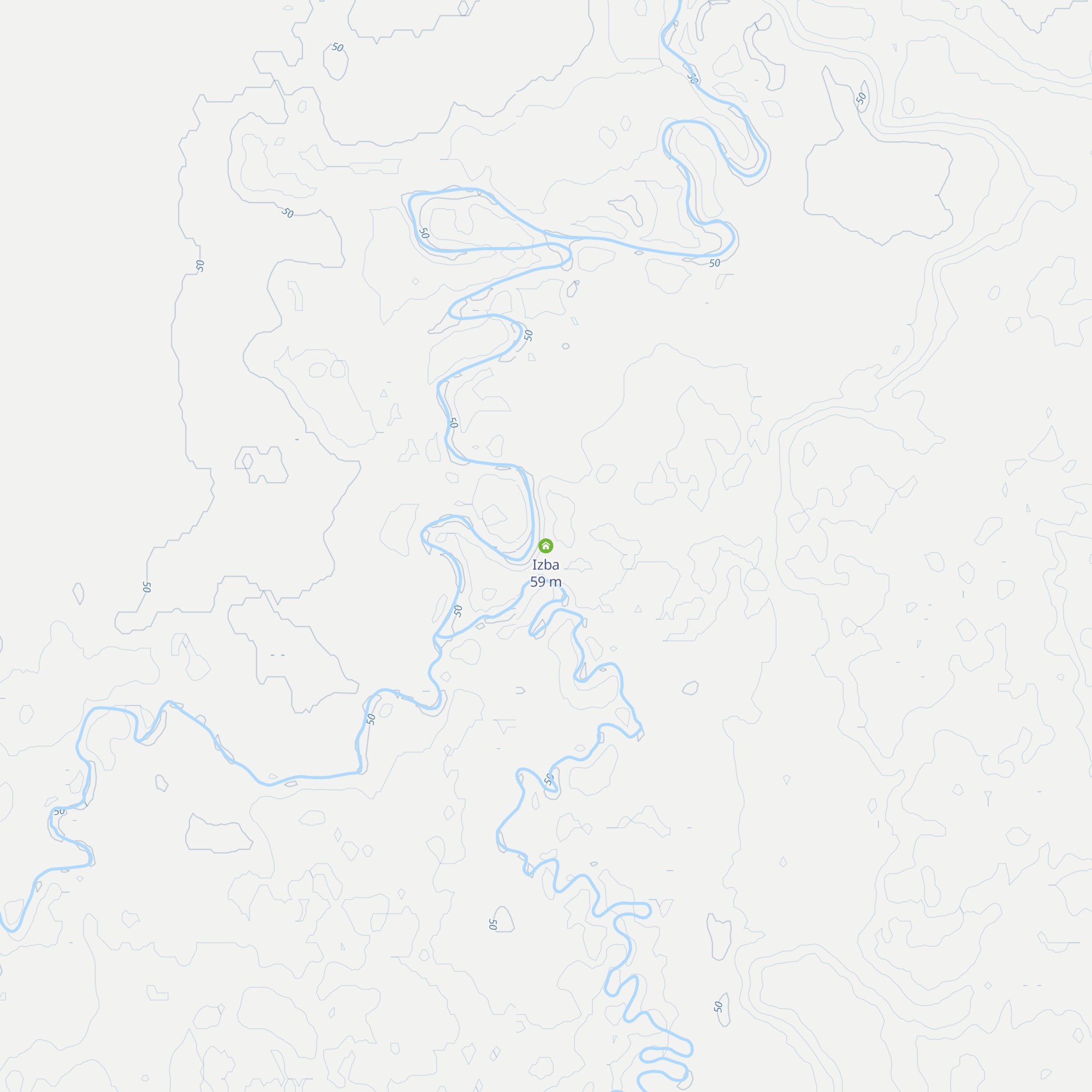 Izba map
