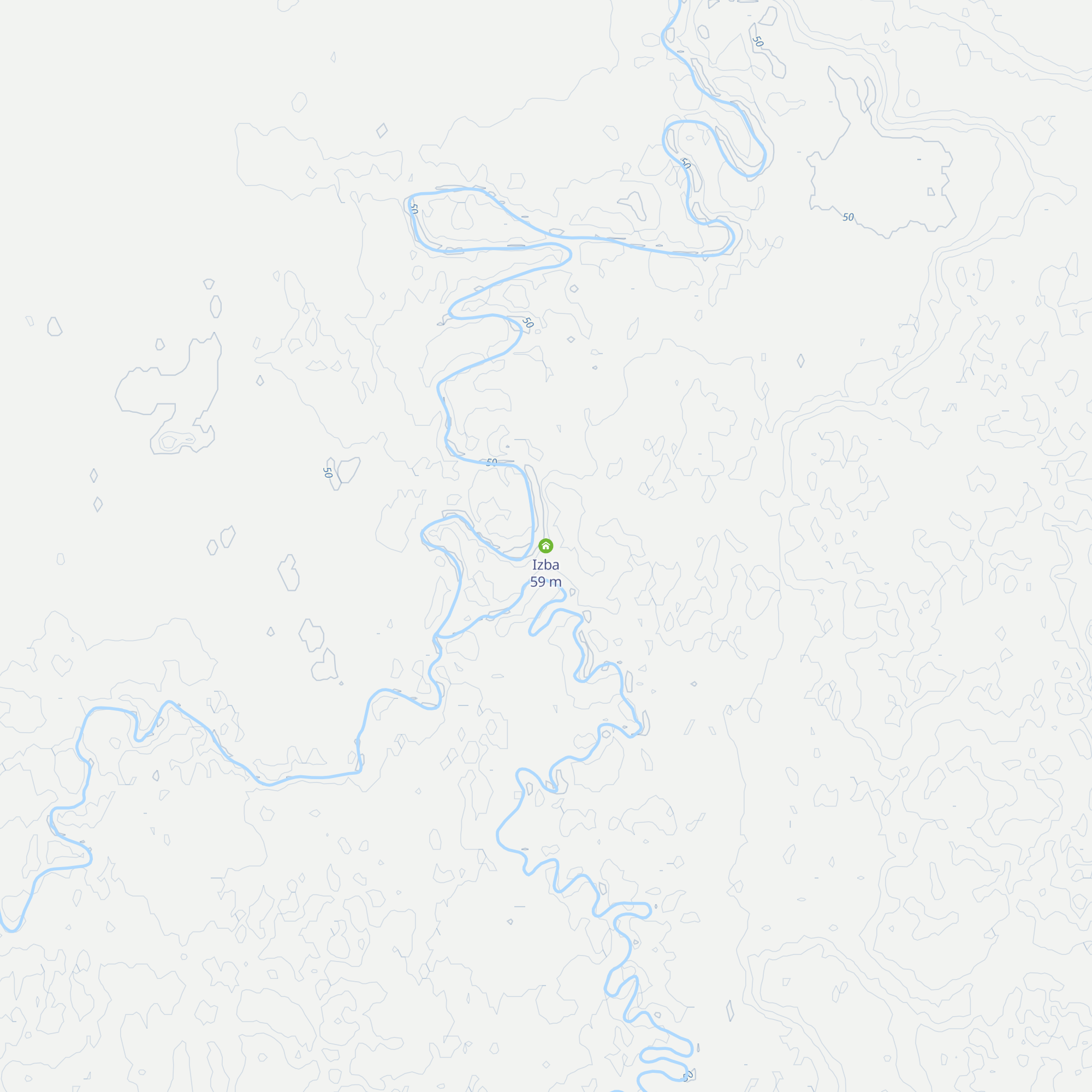 Izba map