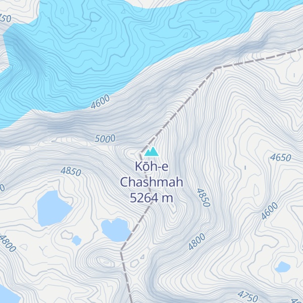 Map of Kōh-e Chashmah