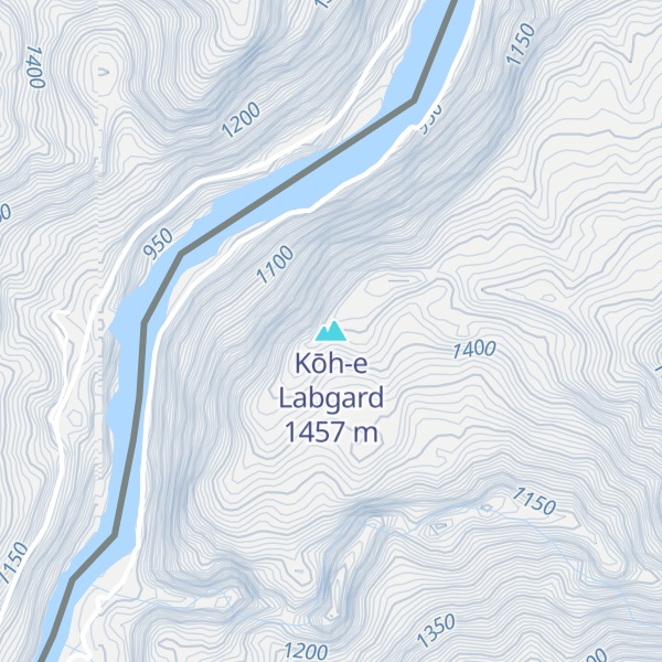 Map of Kōh-e Labgard