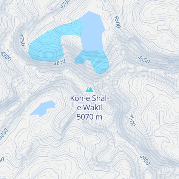 Map of Kōh-e Shāl-e Wakīl