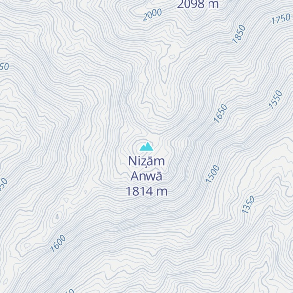 Map of Niz̧ām Anwā