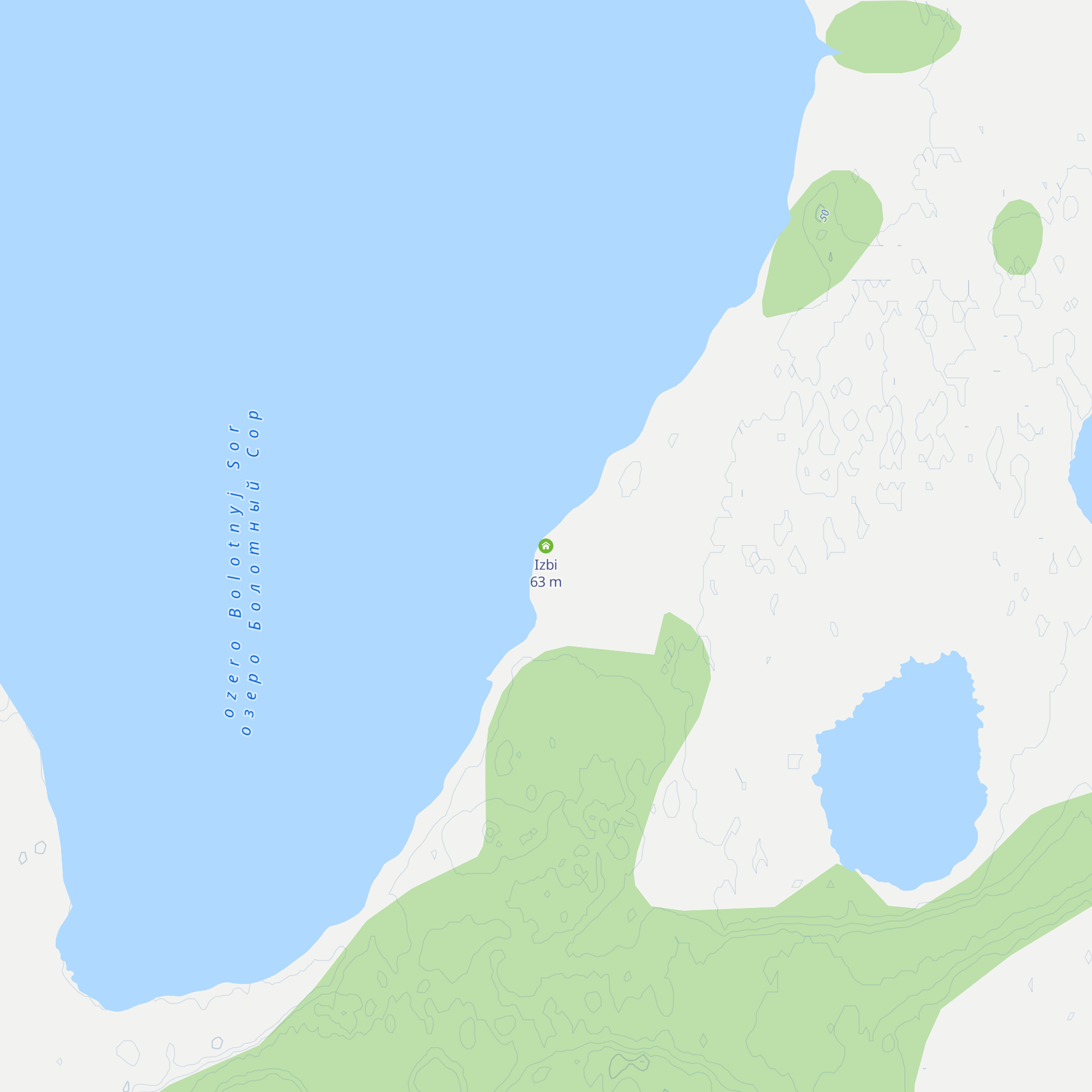 Izbi map