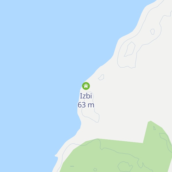 Map of Izbi