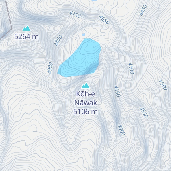 Map of Kōh-e Nāwak