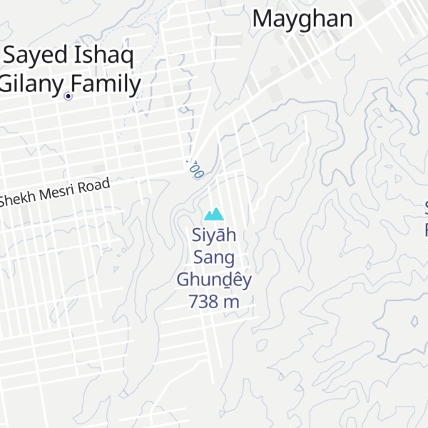 Map of Siyāh Sang Ghunḏêy