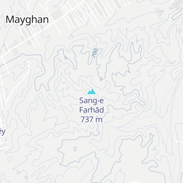 Map of Sang-e Farhād