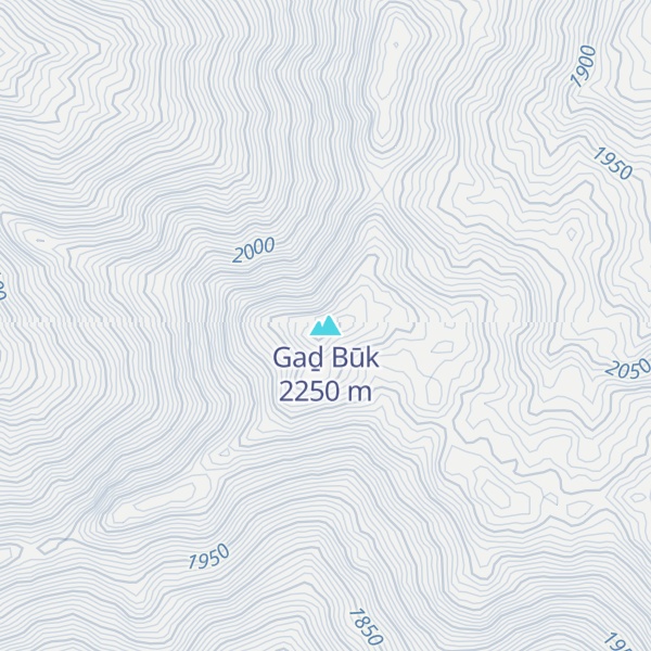 Map of Gaḏ Būk