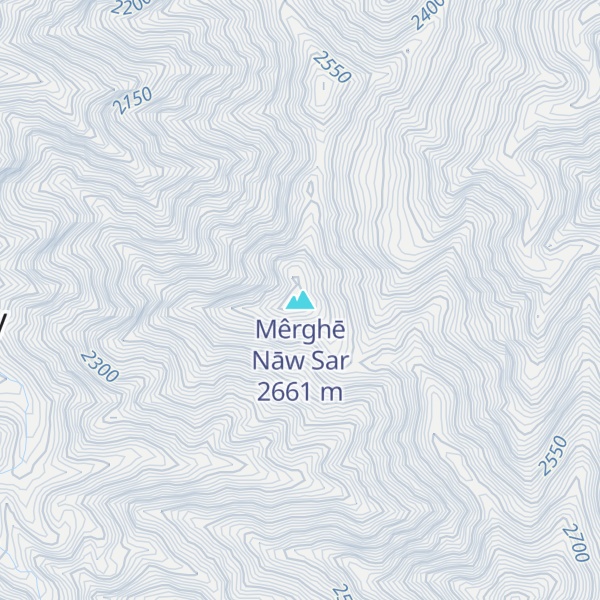Map of Mêrghē Nāw Sar
