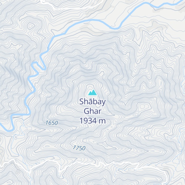 Map of Shābay Ghar