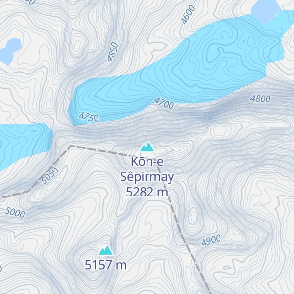 Map of Kōh-e Sêpirmay