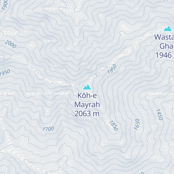 Map of Kōh-e Mayrah