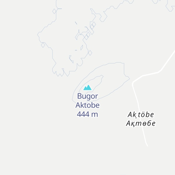 Map of Bugor Aktobe