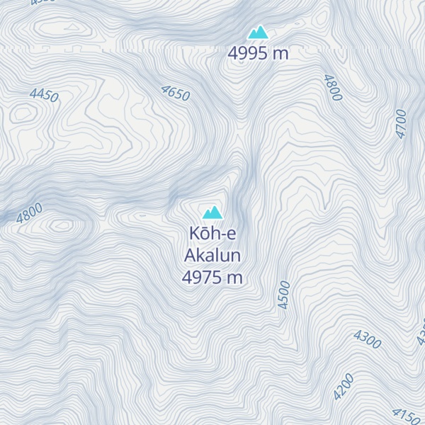 Map of Kōh-e Akalun