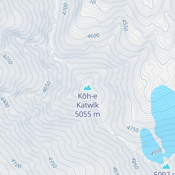 Map of Kōh-e Katwīk