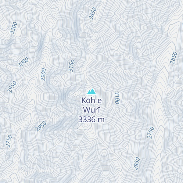 Map of Kōh-e Wurī