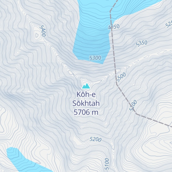 Map of Kōh-e Sōkhtah