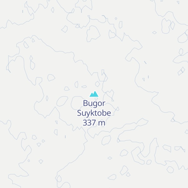 Map of Bugor Suyktobe