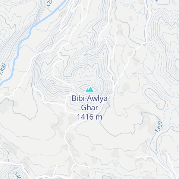 Map of Bībī-Awlyā Ghar